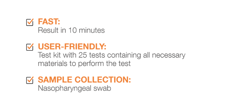 BIOSYNEX Combo Covid - Flu RSV BSS (25 Tests) - Nordic Tests ApS