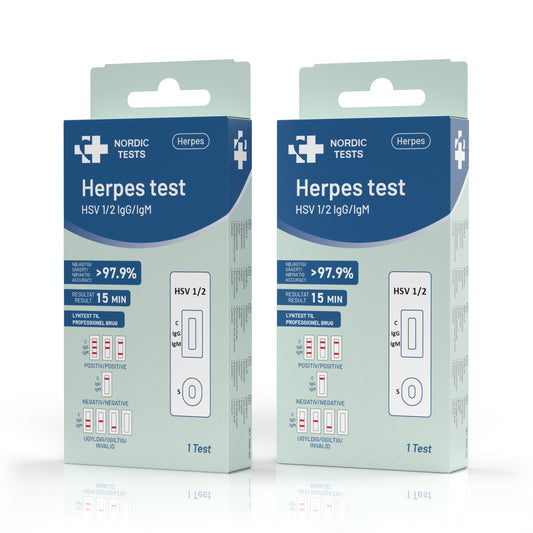 2 stk. Herpes Test (HSV-1/2)