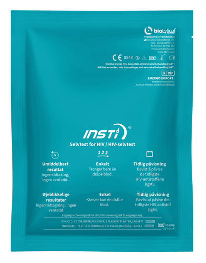 INSTI HIV - Selvtest - Nordic Tests ApS