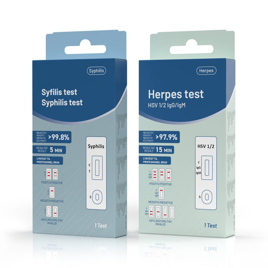 Syfilis + Herpes Test | Kombipakke - Nordic Tests ApS